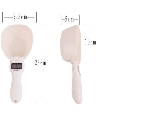 Accessoire alimentation chat — pelle doseuse digitale, compatible croquettes et pâtées, L'Atelier du Minou