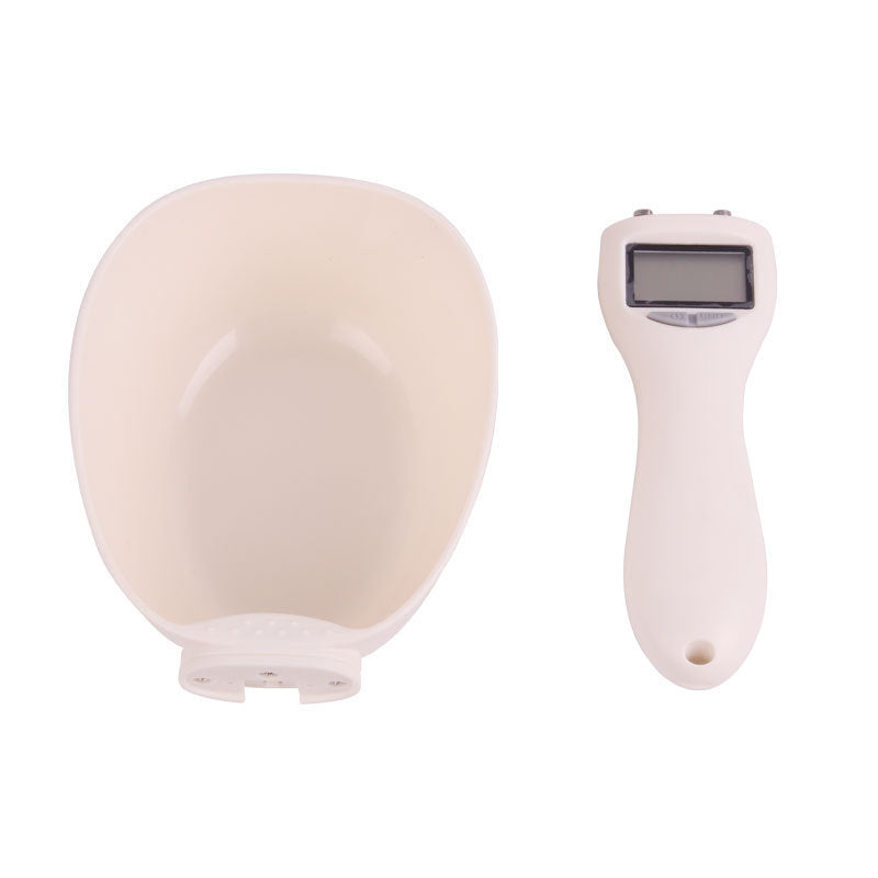 Pelle "Précision" pour croquettes chat — balance digitale 0,1g, hygiénique et facile à nettoyer