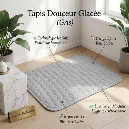 Tapis Fraîcheur “Douceur Glacée” — Technologie Ice Silk